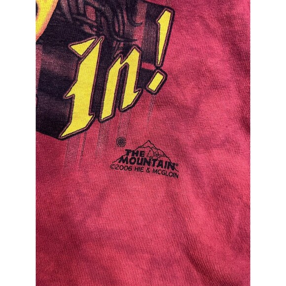 The Mountain Fire Dept Firefighter Tee T-shirt Tie Dye Medium M FD Vintage Y2K - Picture 4 of 5